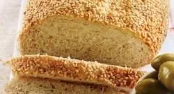 Pan integral de sésamo